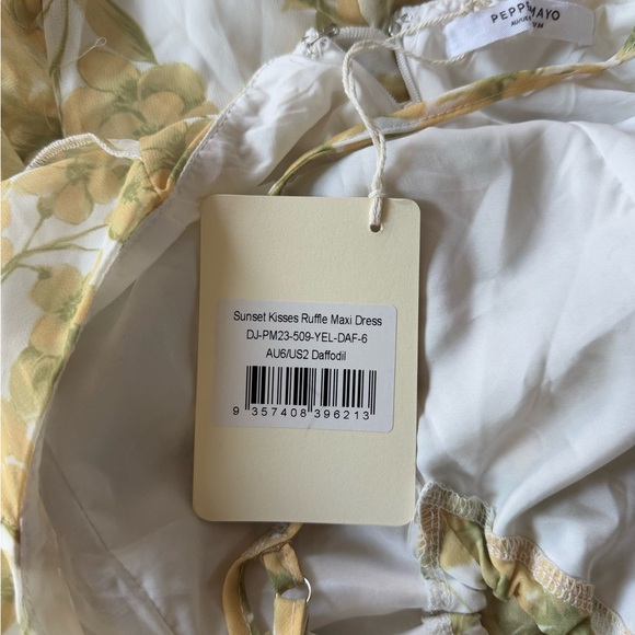 Peppermayo
Sunset Kisses Ruffle Maxi Dress - Daffodil - Picture 7 of 8